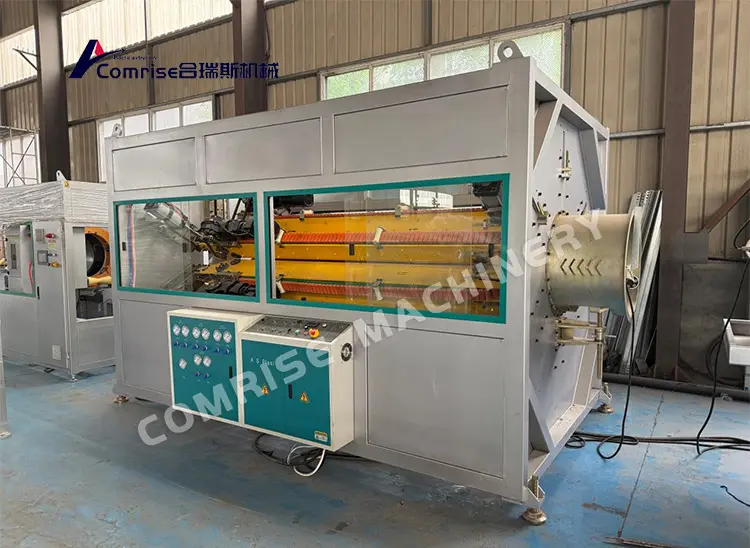 Dây chuyền sản xuất ống PE 200-450mm đã được thử nghiệm thành công và gửi tới khách hàng khu vực Trung Đông Dây chuyền sản xuất ống PE 200-450mm đã được thử nghiệm thành công và gửi tới khách hàng khu vực Trung Đông
