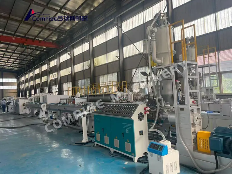 Chạy thử thành công: Máy ống PPR 3 lớp ABA đạt kết quả vượt trội:Thiết kế hai mục đích cũng xử lý việc sản xuất ống PE