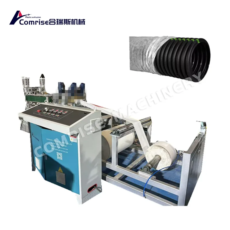 Dây chuyền máy ống tôn đôi tường Dây chuyền máy ống tôn đôi tường