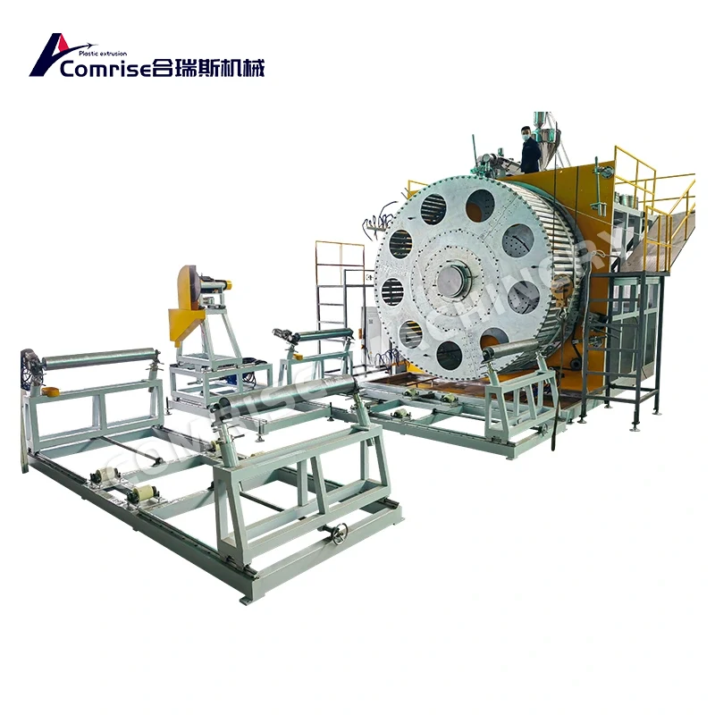 Máy làm ống vết thương xoắn ốc tường rỗng HDPE Máy làm ống vết thương xoắn ốc tường rỗng HDPE